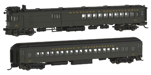 N Scale - Bachmann - 81468 - Railcar, Gas-Electric, Doodlebug - Maryland & Pennsylvania - 62