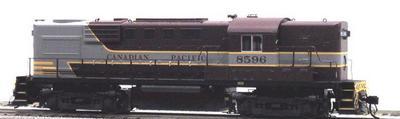N Scale - True Line Trains - 800052 - Locomotive, Diesel, MLW RS-10 - Canadian Pacific - 8596