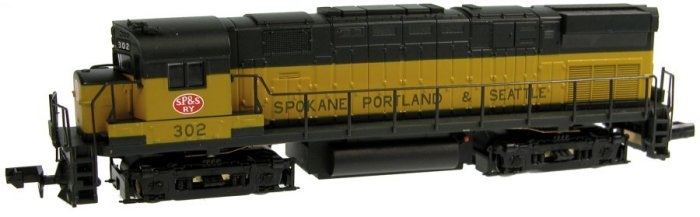 N Scale - Life-Like - 7662 - Locomotive, Diesel, Alco C-424 - Spokane Portland & Seattle - 302
