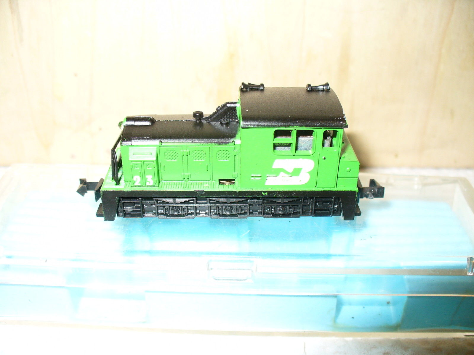 N Scale - Atlas - 4023 - Locomotive, Diesel, Plymouth WDT - Burlington Northern - 23
