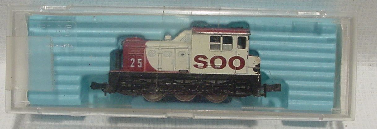 N Scale - Atlas - 4025 - Locomotive, Diesel, Plymouth WDT - SOO Line - 25