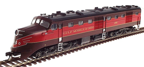 N Scale - Life-Like - 7703 - Locomotive, Diesel, Alco DL-109 - Gulf Mobile & Ohio - 270
