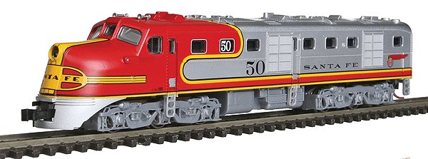 N Scale - Walthers - 929-50200 - Locomotive, Diesel, Alco DL-109 - Santa Fe - 50
