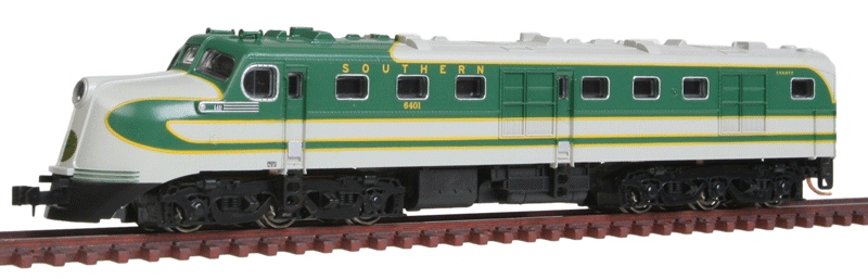 N Scale - Walthers - 929-50207 - Locomotive, Diesel, Alco DL-109 - Southern - 6401