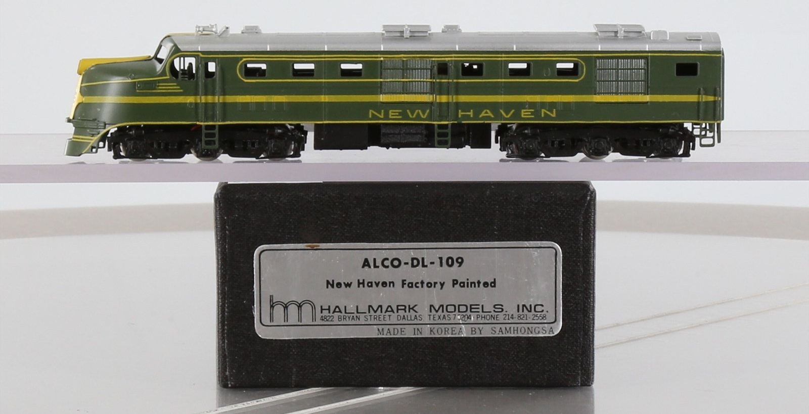 N Scale - Hallmark Models - NS0166 - Locomotive, Diesel, Alco DL-109 - New Haven