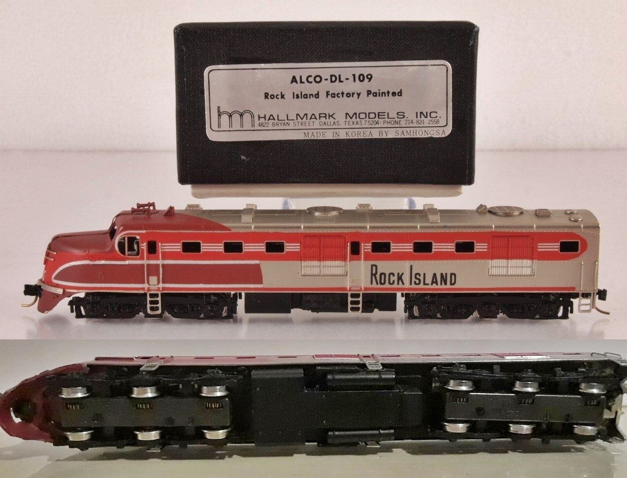 N Scale - Hallmark Models - NS0001 - Locomotive, Diesel, Alco DL-109 - Chicago, Rock Island and Pacific Railroad