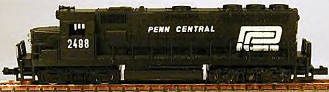 N Scale - Atlas - 2174 - Locomotive, Diesel, EMD GP40 - Penn Central - 2498