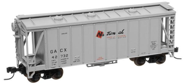 N Scale - Atlas - 38789 - Covered Hopper, 2-Bay, GATX Airslide 2600 - National Starch and Chemical - 42731