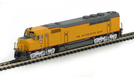 N Scale - Athearn - 16863 - Locomotive, Diesel, EMD FP45 - Milwaukee Road - 1