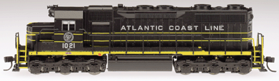 N Scale - Atlas - 49495 - Locomotive, Diesel, EMD SD35 - Atlantic Coast Line - 1021