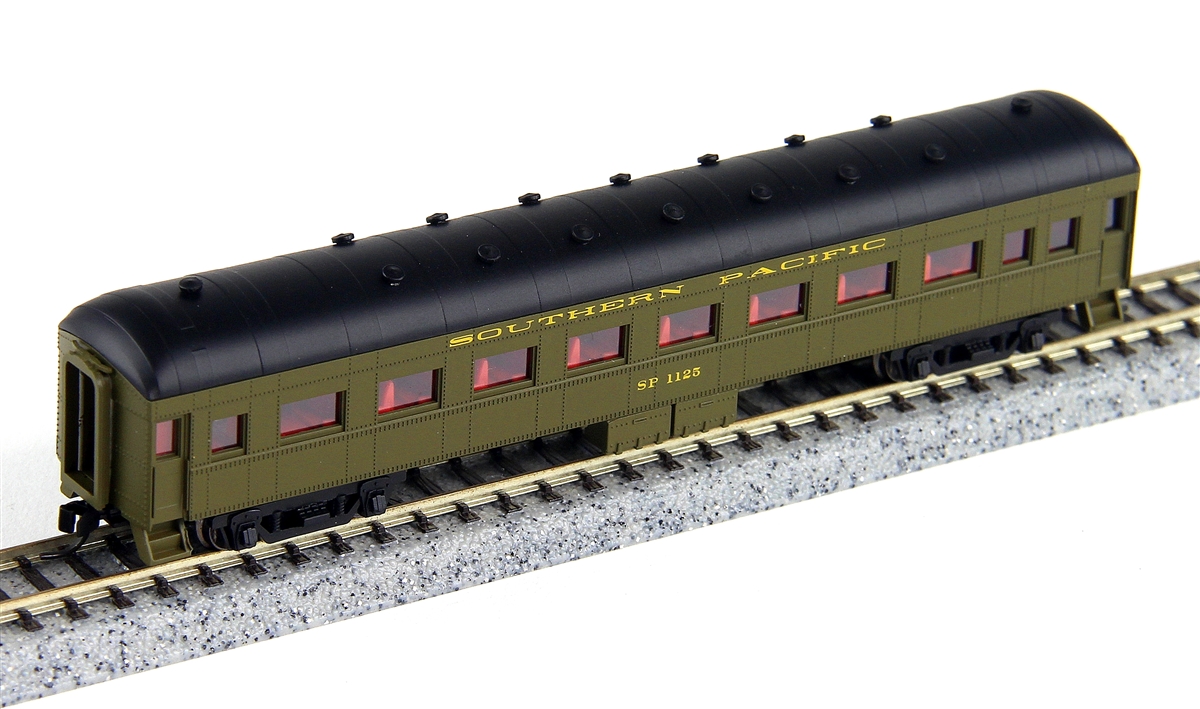 N Scale - Wheels of Time - 350 - Passenger Car, Harriman, 60 Foot Coach - Southern Pacific - 1576