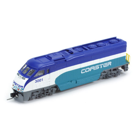 N Scale - Athearn - 10016 - Locomotive, Diesel, EMD F59PHi - Coaster - 3001