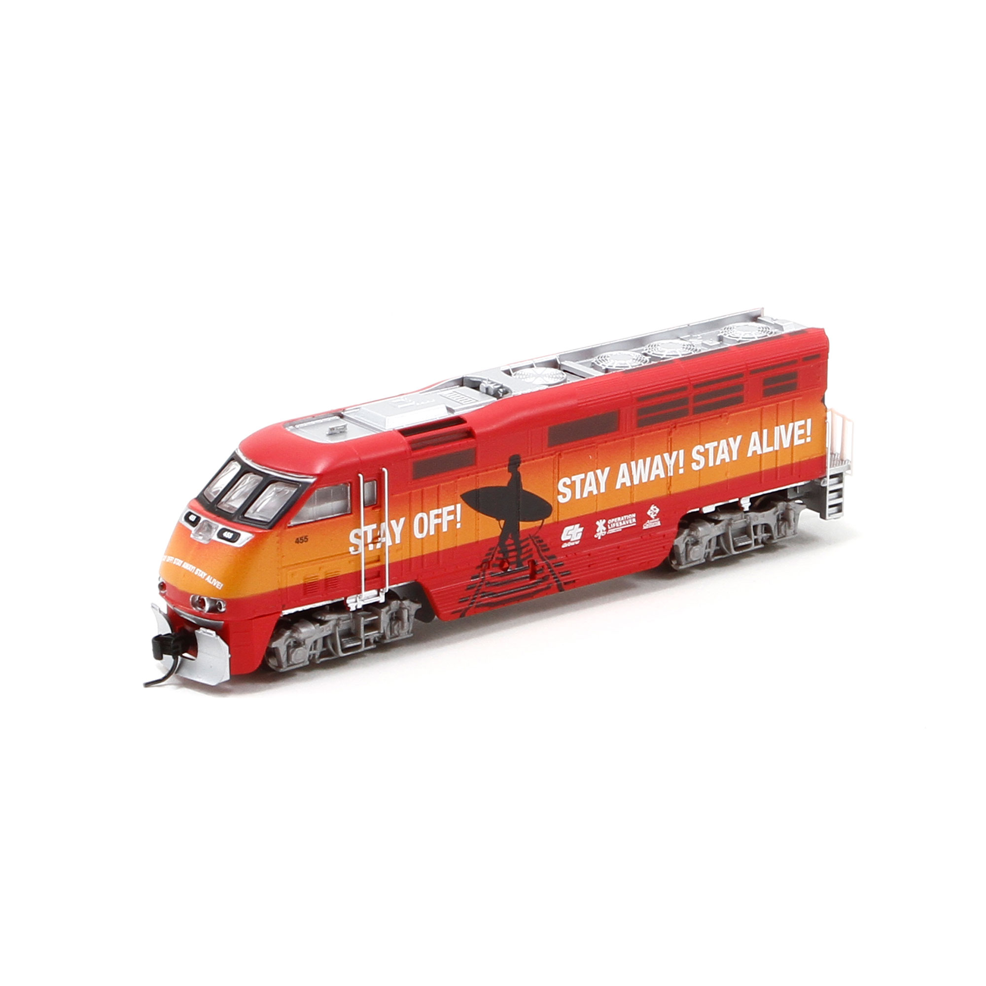 N Scale - Athearn - 23713 - Locomotive, Diesel, EMD F59PHi - Amtrak - 455