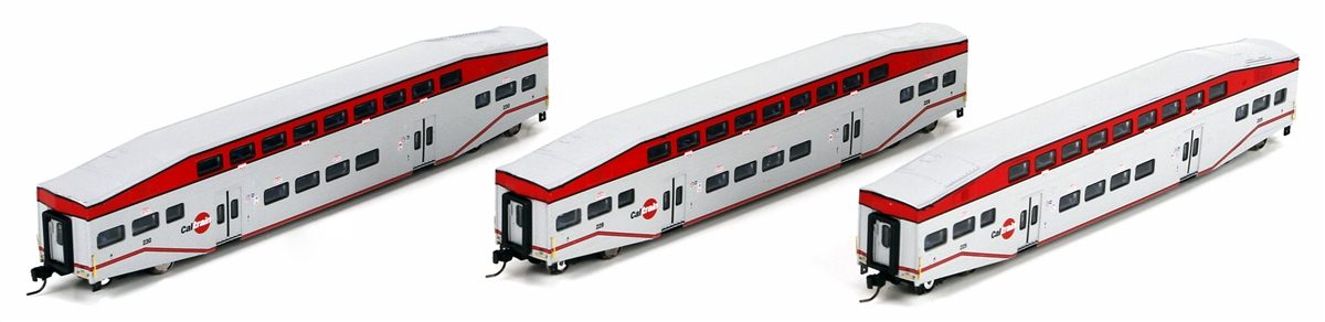 N Scale - Athearn - 24443 - Passenger Car, Commuter, Bombardier Multi-Level - Caltrain