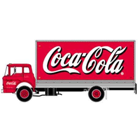 N Scale - Athearn - 10204 - Truck, Ford C-Series - Coca-Cola