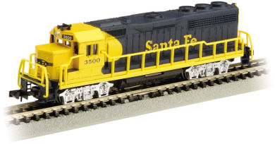 N Scale - Bachmann - 63552 - Locomotive, Diesel, EMD GP40 - Santa Fe - 3500