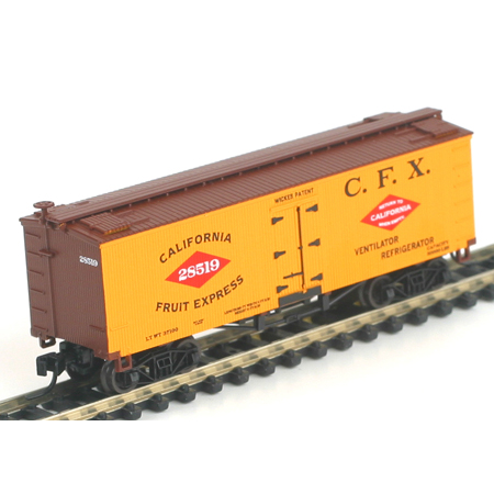 N Scale - Athearn - 10506 - Reefer, Ice, 36 Foot, Wood, Truss Rod - California Fruit Express - 28519
