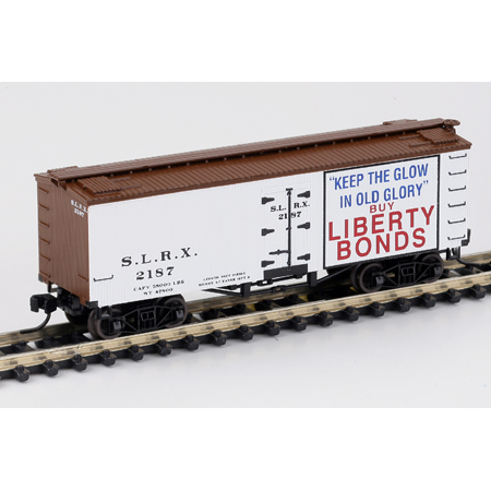 N Scale - Athearn - 11553 - Reefer, Ice, 36 Foot, Wood, Truss Rod - St. Louis Refrigerator Car - 2187
