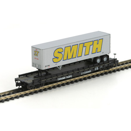 N Scale - Athearn - 17321 - Flatcar, 53 Foot 6 inch GSC Commonwealth - Canadian Pacific - 505965