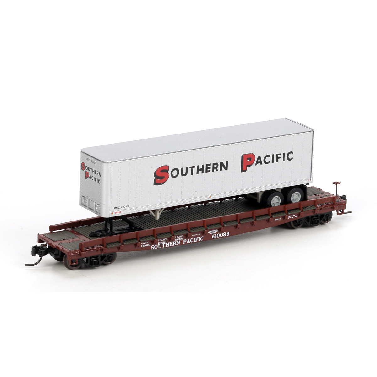 N Scale - Athearn - 17338 Flatcar, 53 Foot 6 inch GSC Commonwealth - Southern Pacific -