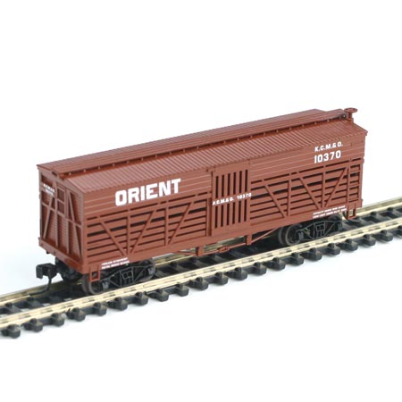 N Scale - Athearn - 11051 - Stock Car, 40 Foot, Wood - Orient Lines - 10370