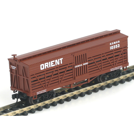 N Scale - Athearn - 11052 - Stock Car, 40 Foot, Wood - Orient Lines - 10353