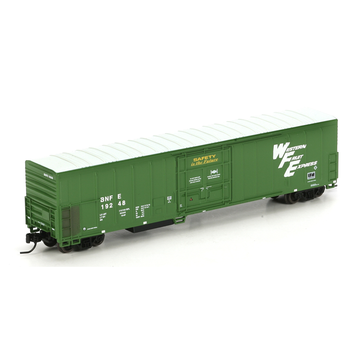 N Scale - Athearn - 17473 - Reefer, 57 Foot, Mechanical, PC&F R-70-20 - Western Fruit Express - 19248