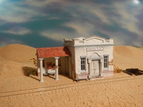 N Scale - Showcase Miniatures - 123 - Structure, Small - Route 66 - Depot at Frijole Flats
