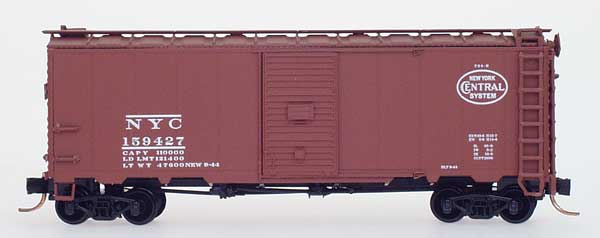 N Scale - InterMountain - 65805-12 - Boxcar, 40 Foot, AAR 1944 - New York Central - 159924