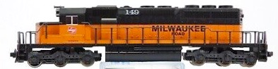 N Scale - Kato USA - 176-4808 - Locomotive, Diesel, EMD SD40-2 - Milwaukee Road - 149