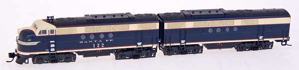 N Scale - InterMountain - 69001-09 - Locomotive, Diesel, EMD FT - Santa Fe - 122-A