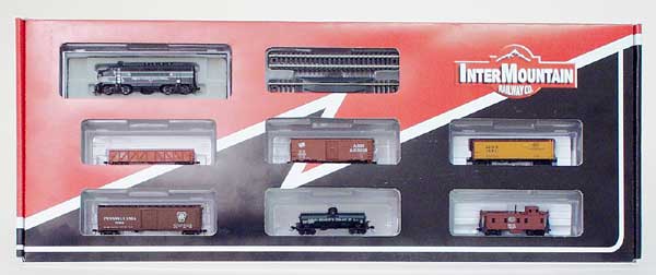 N Scale - InterMountain - 70001-01 - Freight Train Set - New York Central - 1614