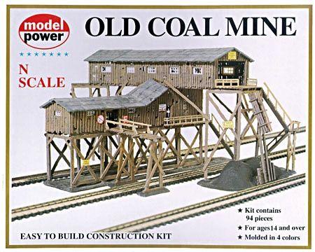 N Scale - Model Power - 1552 - Old Coal Mine - Painted/Unlettered