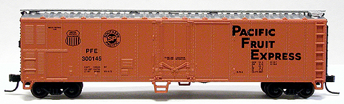 N Scale - Atlas - 36614 - Reefer, 50 Foot, Mechanical - Pacific Fruit Express - 300149