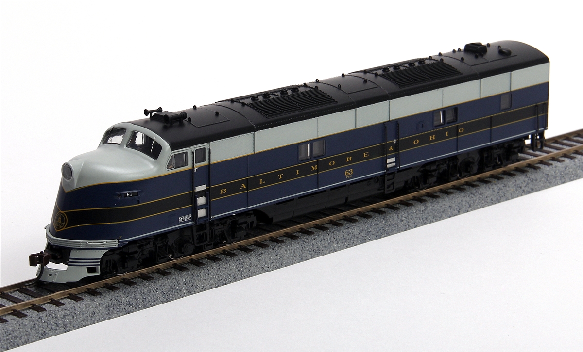 N Scale - Broadway Limited - 3016 - Locomotive, Diesel, EMD E6 - Baltimore & Ohio - 63