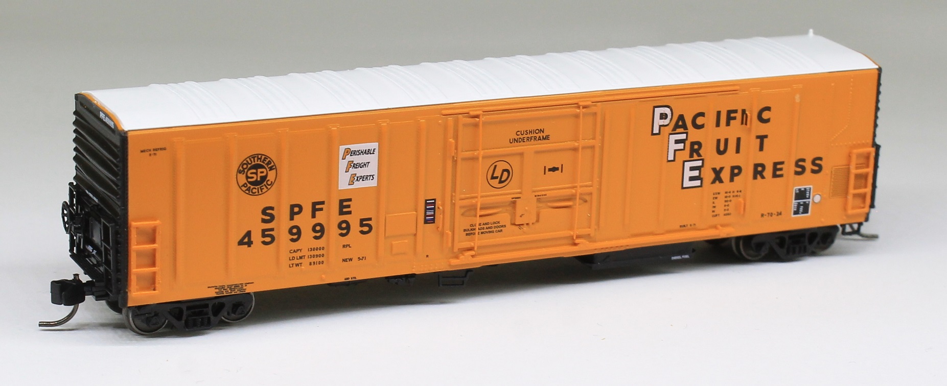 InterMountain - 68825-10 - Reefer, 57 Foot, Mechanical, PC&F R-70-20 - Pacific Fruit Express - 457025
