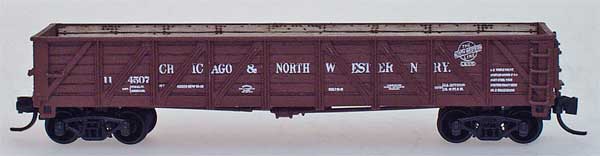 N Scale - InterMountain - 66602-16 - Gondola, Composite, Straight Side - Chicago & North Western - 114725