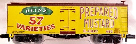 N Scale - Roundhouse - 87013 - Reefer, Ice, 36 Foot, Wood, Truss Rod - HJ Heinz - 305