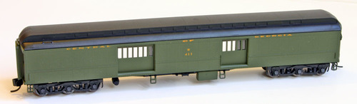 N Scale - Wheels of Time - 213 - Passenger Car, Heavyweight - Central of Georgia - 411
