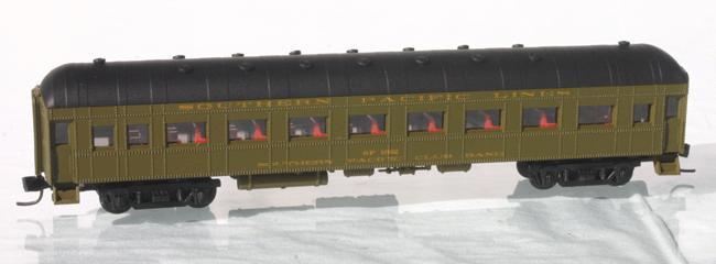 N Scale - Wheels of Time - 179TS - Passenger Car, Harriman, 60 Foot Coach - Southern Pacific - 1670 & 1686
