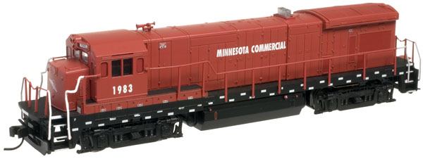 N Scale - Atlas - 40 000 301 - Locomotive, Diesel, GE B23-7 - Minnesota Dakota and Western - 1983