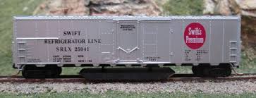 N Scale - Con-Cor - 1671F - Reefer, 50 Foot, Mechanical - Swift Refrigerator Line - 25041