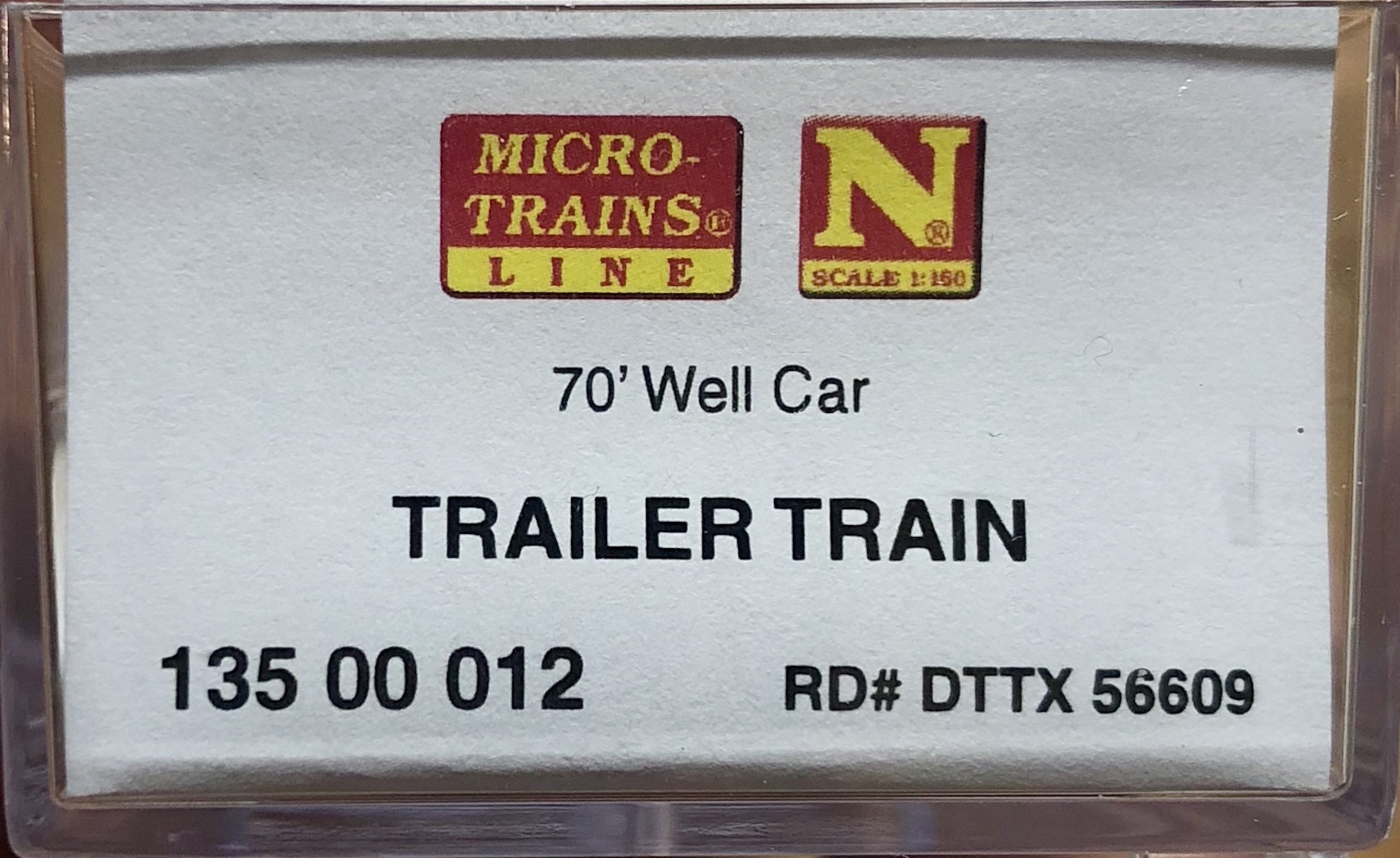 N Scale - Micro-Trains - 135 00 012 - Container Car, Single Well, Gunderson Husky Stack 48 - TTX Company - 56609