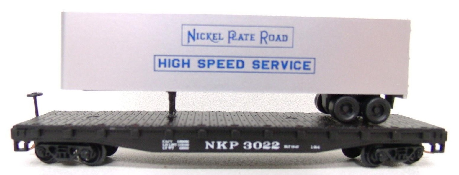 N Scale - Atlas - 37781 - Flatcar, 50 Foot - Nickel Plate Road - 3022