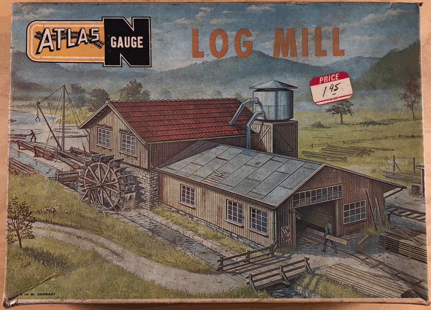 N Scale - Atlas - 2829 - Cottage & Mill - Residential Structures