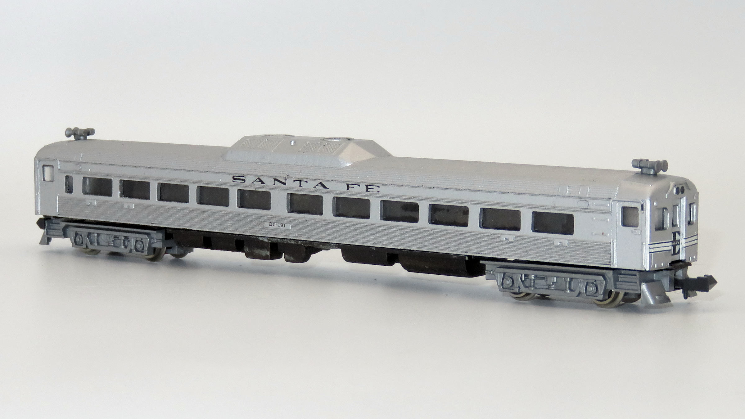 N Scale - Con-Cor - 0001-004441 - Railcar, Diesel, Budd RDC - Santa Fe - DC 191