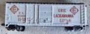 N Scale - AHM - 4326 - Boxcar, 40 Foot, Steel Combo Door - Erie Lackawanna