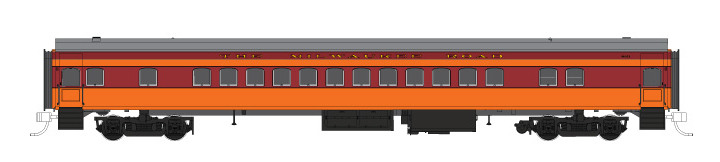 N Scale - Fox Valley - 40052 - Passenger Car, Streamlined Smoothside, Coach - Milwaukee Road - 4429