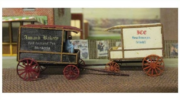 N Scale - RSLaserKits - 3508 - Horse-Drawn wagons - Undecorated