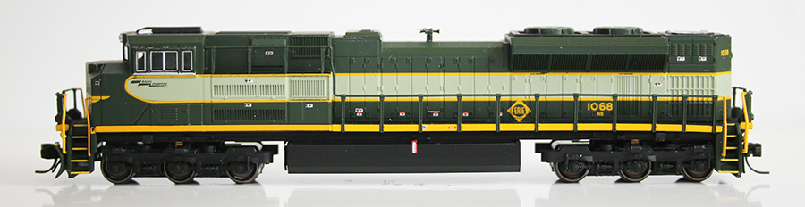 N Scale - Fox Valley - 71154 - Locomotive, Diesel, EMD SD70 - Erie - 1068
